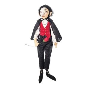 Joe Spencer/ Gathered Traditions "Phillip Phantom" Art Doll Halloween